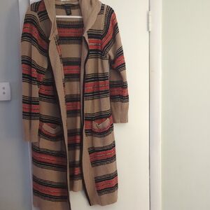 Ashley Stewart Multicolor Striped Cardigan